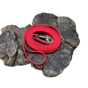 6’ 8” Biothane Dog Leash - 1/2" width - waterproof, stink proof USA Made